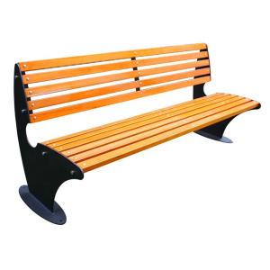 Wholesale Outdoor Metal Frame Wooden Garden Bench With Sandblasting Zinc Spraying from china suppliers