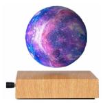 hotsale mganetic levitation bottom beside floating starry moon lamp 6inch