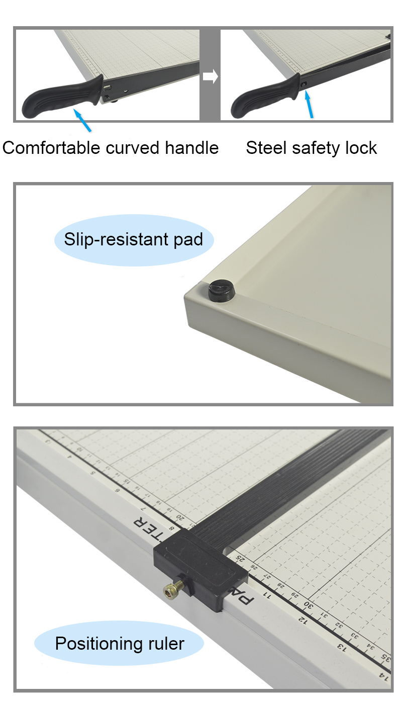 ZEQUAN Outlet Paper Cutter B3 Manual for Office Crafts Photo Paper Trimmer