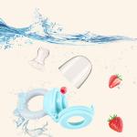 Food Grade Soft Customized Baby Feeding Silicone Pacifier Baby Fruit Food Feeder