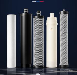 Wholesale 220V 5 Stage Stainless Steel Water Purifier T33 Post-carbon Filter Wall Mounted from china suppliers
