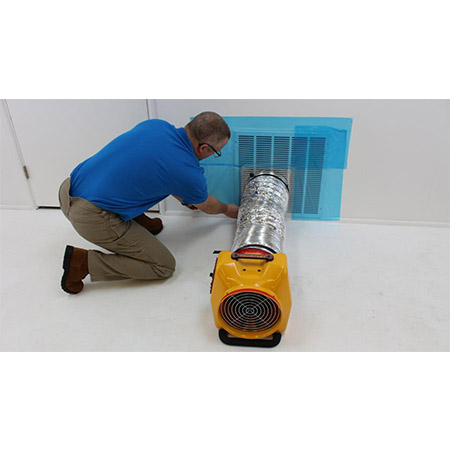 Perforated Every 20cm Vent Cover Film PE Stretch Film For Construction Duct In Green or Blue Color