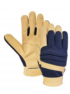 China Cowhide Heat Fire Resistant Work Gloves 350 Degrees 12.9'' on sale