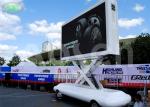 lR1G1B p4.81 Outdoor led mobile digital advertising sign trailer，truck mounted