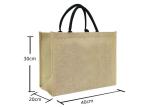 Large Capacity Jute Shopping Bags For Supermarket / Department Store