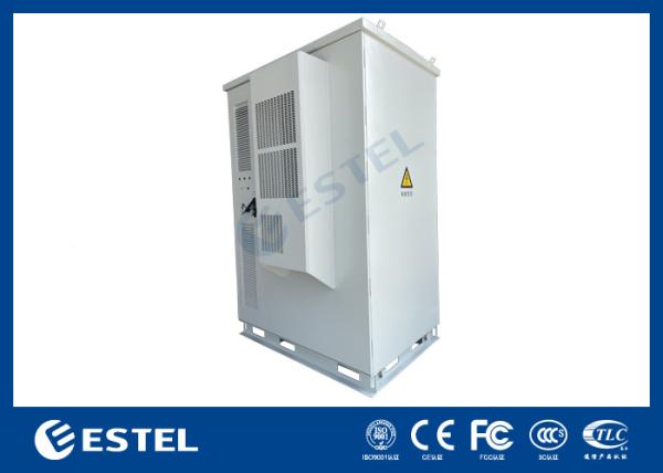 Customized Three Bay Outdoor Base Station Cabinet Integrated Cooling And Power