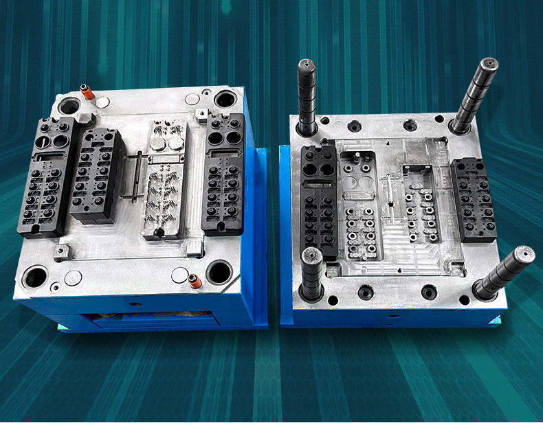 Connector Injection Molding Double Color Precision Machining Hot Runner Mould