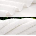 Hot sale 21S cotton+polyester blend plain terry bath towel for wholesale,