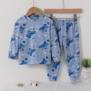 Wholesale Cartoon Pulley Kids Winter Night Suits Hygiene Comfy Winter Pajamas from china suppliers
