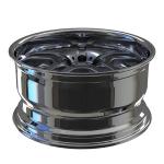 Deep Flat Lip 2 Piece Forged Wheels 5X112 20inch Polished Grey Spokes CLA Rims