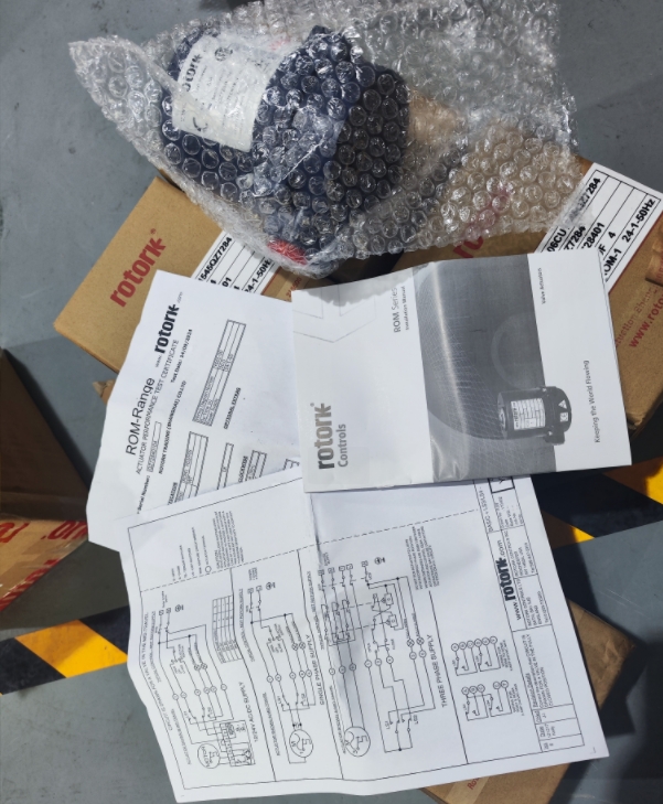 Chinese Brand Control Valve Ball Valve With Rotork ROM Part-turn Direct Drive Electric Actuators With Local Controls
