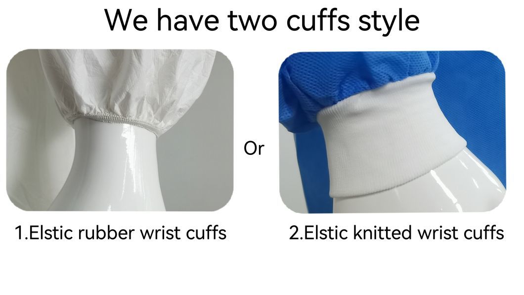 Wholesale Protective Microporous Nonwoven Coverall with Stick Strip with Type4/5/6