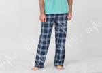 Comfortable Mens Luxury Sleepwear Woven Flannel Long Pants Australian Design
