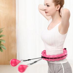 Wholesale Silicone Abs Weighted Smart Fitness Thin Waist Adjustable Hula Hoops from china suppliers
