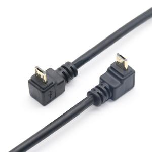 Wholesale 90 Degree Up Angle to Up Angle Data Charging Micro USB Cable from china suppliers