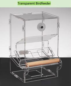 Wholesale Jyd Automatic Acrylic Pet Feeder lucite dog bowls Quadrate Shape OEM ODM from china suppliers
