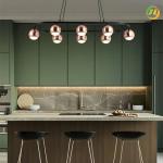 Postmodern Minimalist Italian Living Room Ring Dining Room Chandelier