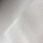 700G PVC Ventilation Duct Yellow And Black Mesh Fabric Anti Static Vinyl Coated