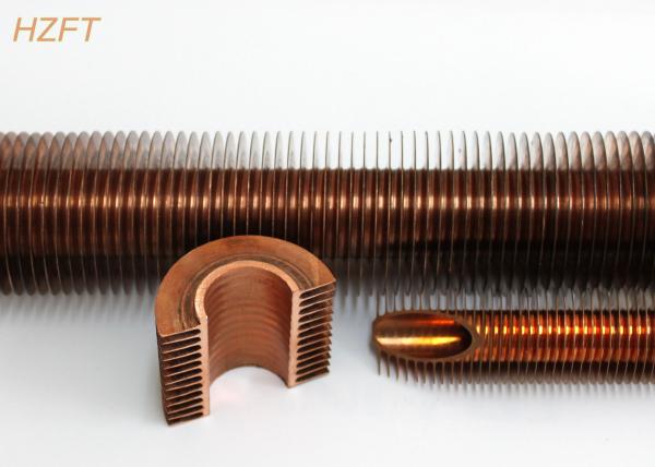 Cupro Nickel Heat Exchanger Fin Tube for Domestic Condensing Boiler 10MM Fin