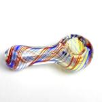 2.9 Inch Length 4mm Thick Glass Hand Pipe Delicate Design High Rigidity