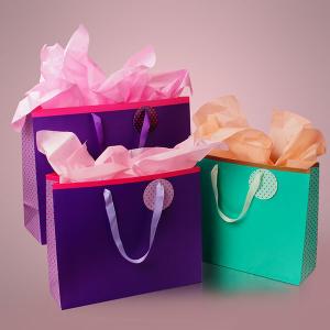 Wholesale Contemporary Bespoke Jewelry Paper Bags , Printing Paper Large Gift Bags from china suppliers