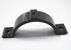 Wholesale Powder Surface Stamped Aluminum Parts Bracket For Pipe Clamp Black ANSI Standard from china suppliers