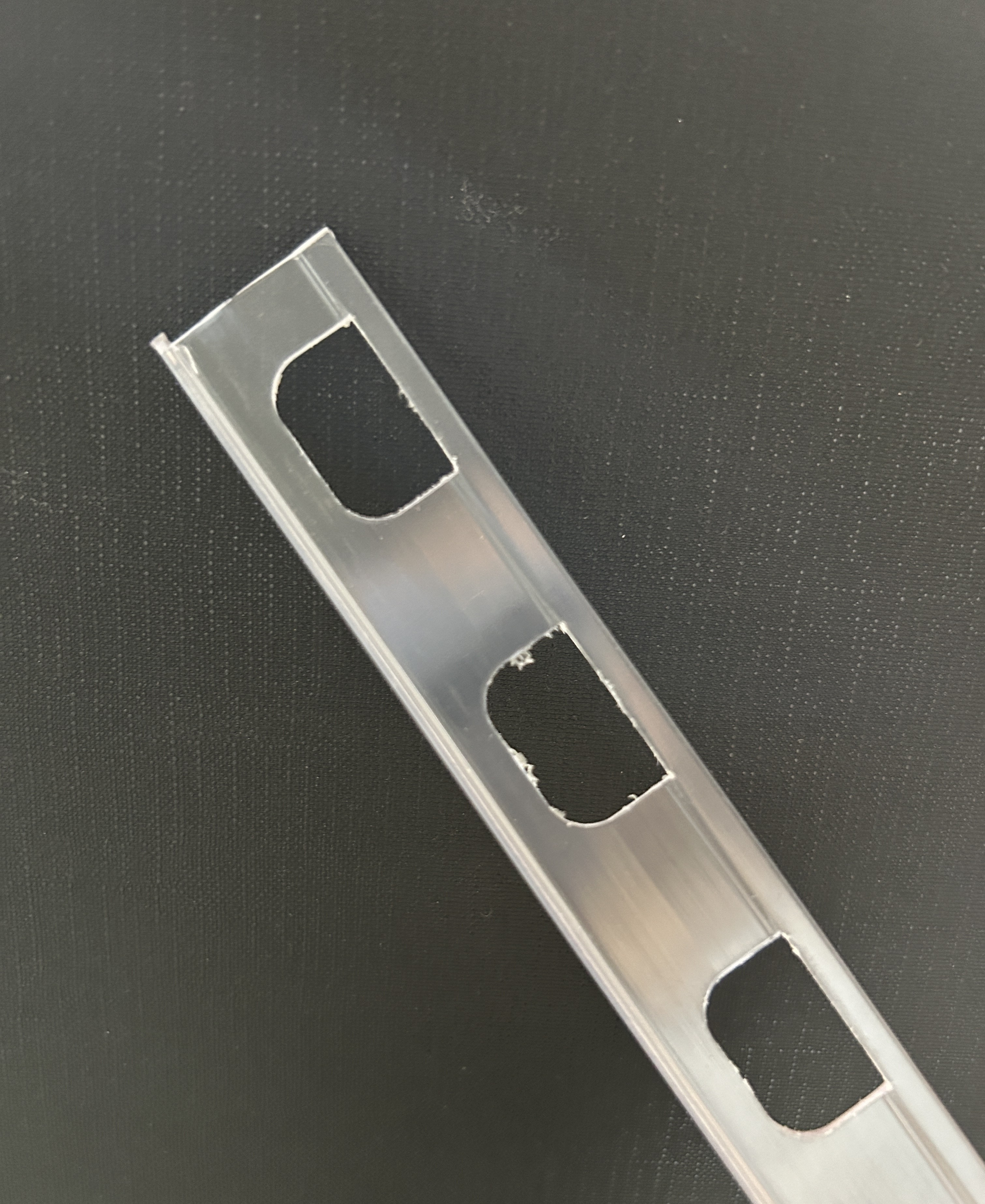Computer Controlled PVC Price Tag Profile Extrusion Line For Consistent Quality