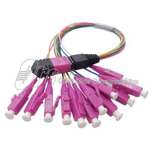 Wholesale ​MPO / MTP Fan Out Fiber Optic Cable To LC OM4 MM 0.9mm With Mini Boot from china suppliers
