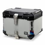45L Aluminum Alloy Motorcycle Top Box Rear Top Case for Waterproof Storage 44*40