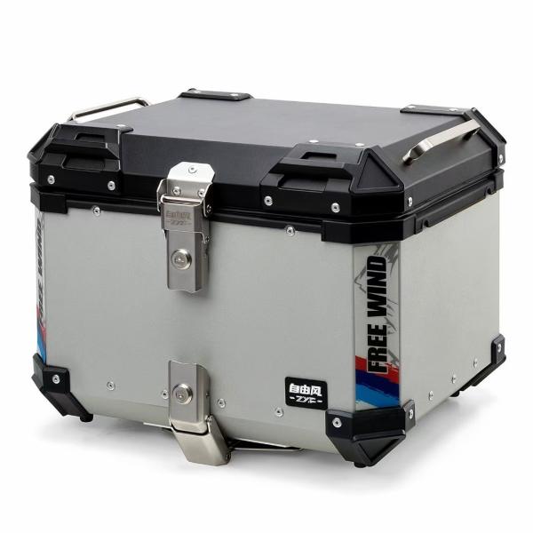45L Aluminum Motorcycle Rear Box for Scooter Thermal Insulated Pizza Lunch