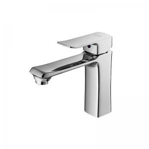 Wholesale Basin Mixer Washroom Hot Cold Chromed Plated Single Hole Bathroom Basin Mixer Taps Tap Faucet from china suppliers