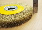 Industrial Steel Circular Wire Wheel Cleaning Brush For Bench Grinders