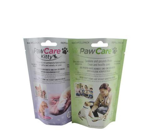 Top zip plastic bag food packaging/ 3 side seal zipper bag/ stand up pouch k bag