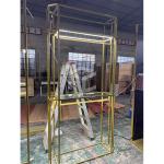 T4 Light Clothing Shop Display Furniture Electroplate 201 Stainless Steel