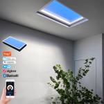 100V-240V Tuya System White Faux Skylight Panels Controlled by Tuya Control