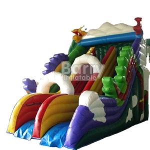 Wholesale PVC Tarpaulin Rainbow Commercial Inflatable Water Slides For Kids from china suppliers