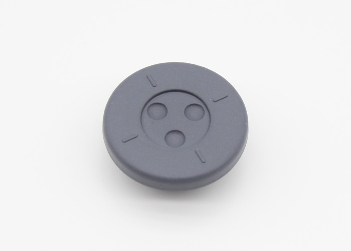 Medicinal Grey Butyl Rubber Stopper , Rubber Stoppers For Pharmaceuticals