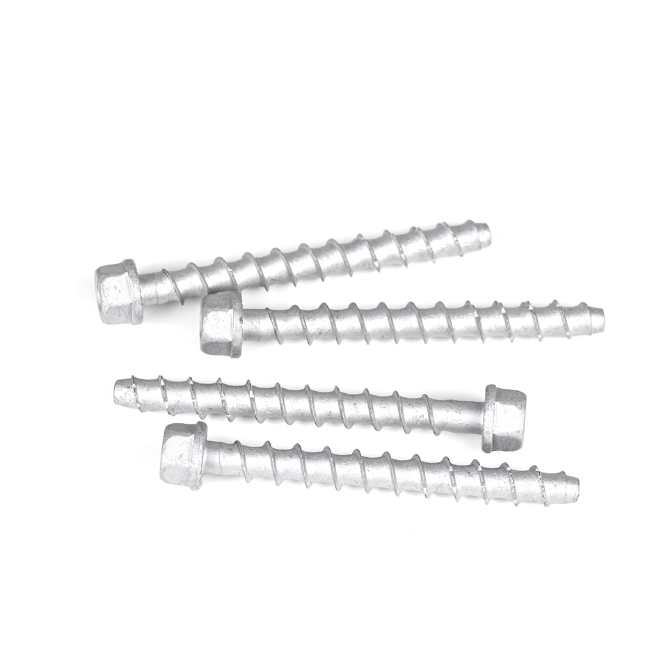 Stainless Steel Thread Rod Hanger Flange Hex Head Self Tapping Concrete Anchor Bolt