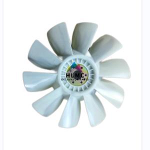 Wholesale White Excavator Engine Parts 10 Blades 8 Holes 4D102 Diesel Engine Cooling Fan Blade from china suppliers