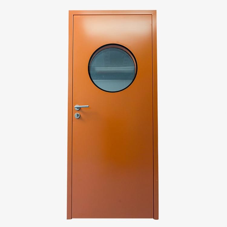 0.8mm Galvanized Steel Clean Room Door 1000*2100*100mm For Hospital