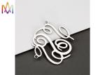 Baroque Style A-Z Alphabet Hollow SS DIY Metal Charms