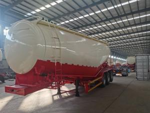 Wholesale 3 Axle Bulker Cement Tanker Trailer 10000 Gallon 42 Cubic Meters Fly Ash Trailer from china suppliers