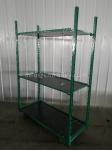 100kg PP Wheel 1900mm Plywood Danish Plant Trolley