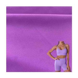 Wholesale Knitted Jersey Anti-Static 81% Nylon 19% Spandex Stock Lot for Knitted Yoga Set Fabric from china suppliers