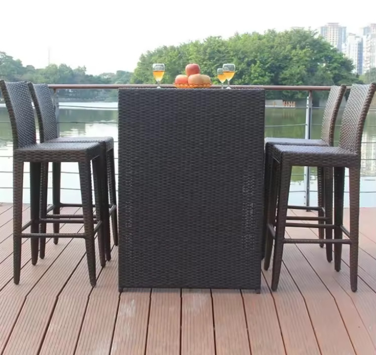 Vintage High Wooden Black Metal Bar Stool Set Of 4 Chair School Gym Workshop Home Bar