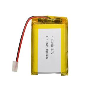 Wholesale UN38.3 3.7V 2000mAh 103450 Lithium Polymer Battery Pack For GPS from china suppliers