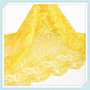 Wholesale High quality 51&quot;-52&quot; width guipure embroidery lace fabric for wedding/ party/ fashion dres from china suppliers