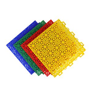 Wholesale Suspended Plastic Interlocking Flooring Blue PP Badminton Court Floor from china suppliers