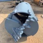 Bullet Teeth Bk4722h Rock Drilling Bucket Earth Drill Bucket For Sandy Soil