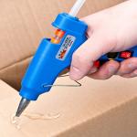 60W Industrial Hot Melt Glue Gun , 100V Blue Hot Glue Gun